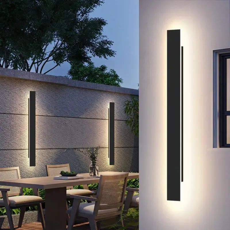 Aplique rectangular tricolor led