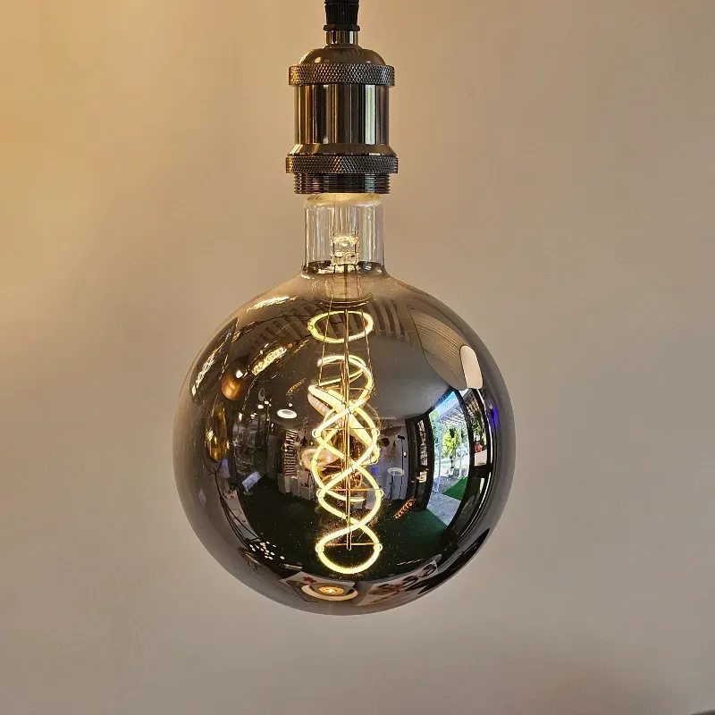 Bombillo decorativo smock redondo