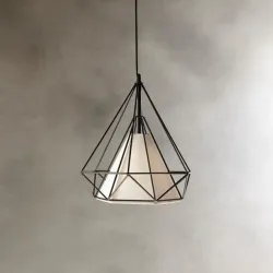 Lámpara pirámide estructural