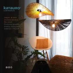 Lámpara tejida