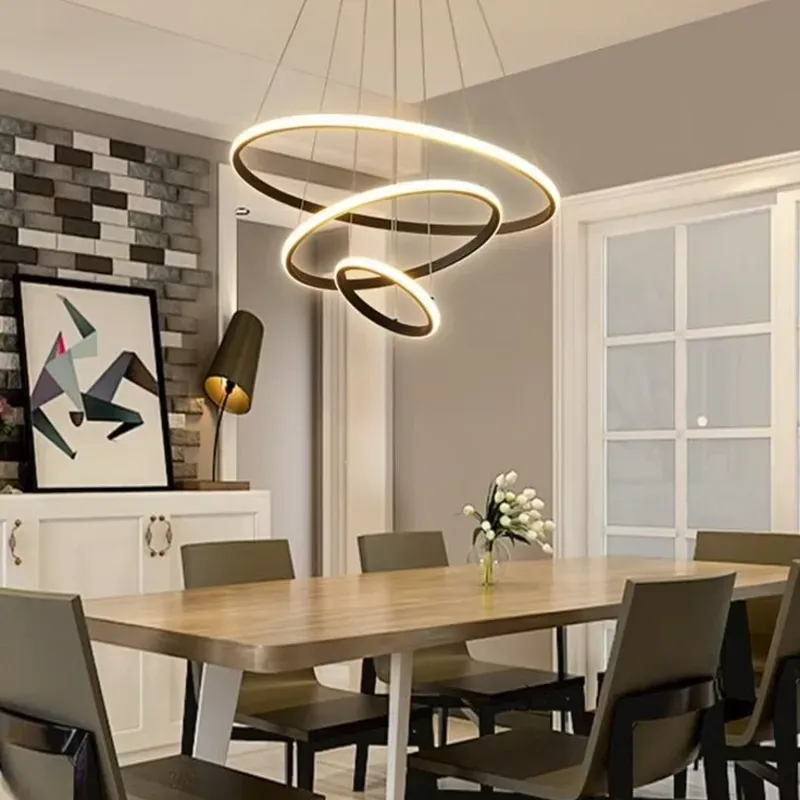 Luminaria 3 aros led