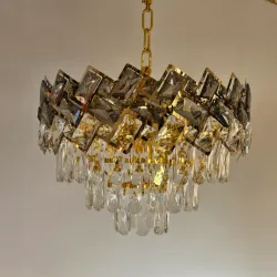 Luminaria Clásica dorada