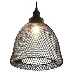 Luminaria de malla con borde inferior