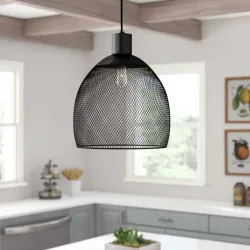 Luminaria de malla semiesfera