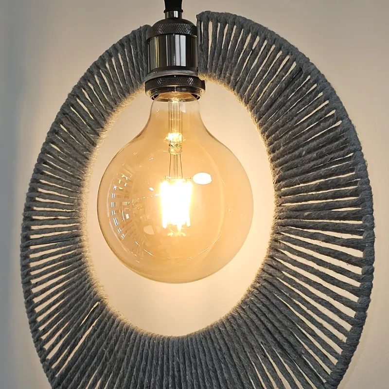 Luminaria HALO tejida
