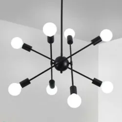 Luminaria SPUTNIK 8 brazos en barra