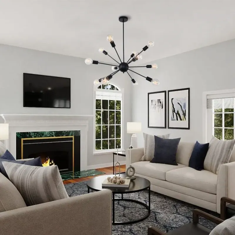 Luminaria SPUTNIK con 12 puntos de luz