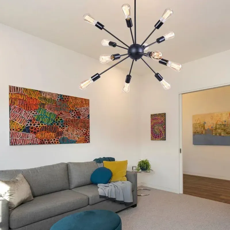 Luminaria SPUTNIK con 12 puntos de luz