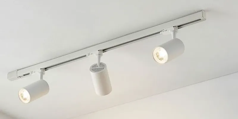 Luminaria tipo riel blanco