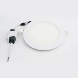 Panel empotrable led 6w luz cálida