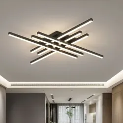 Plafón de líneas LED