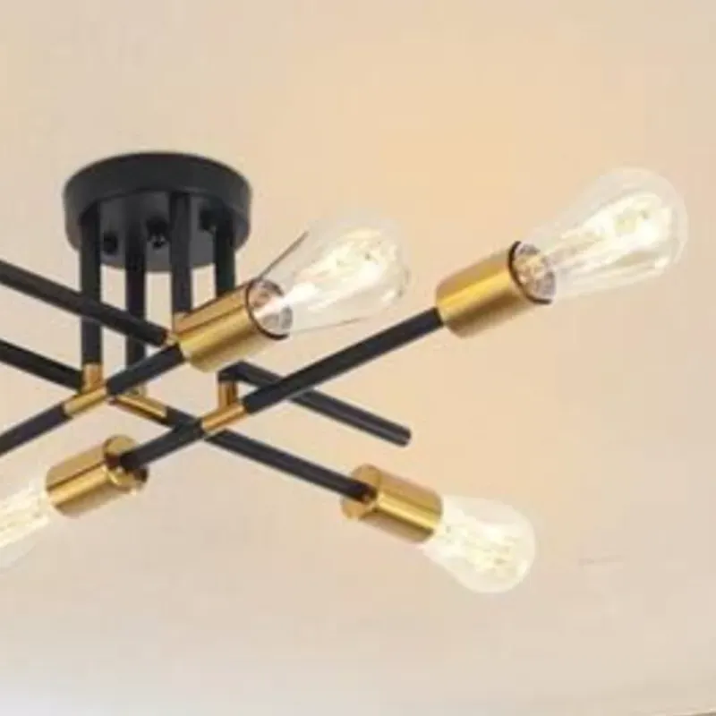 SPUTNIK de 6 brazos cruzados dorados