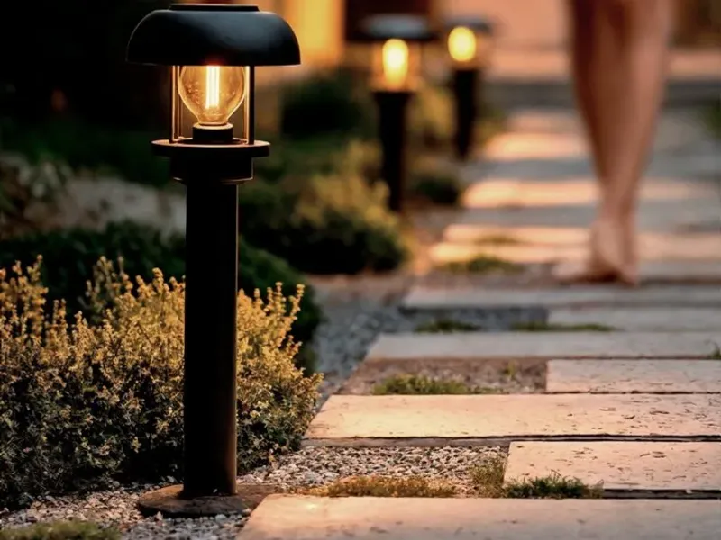 BALIZAS Y LUMINARIAS DE JARDÍN