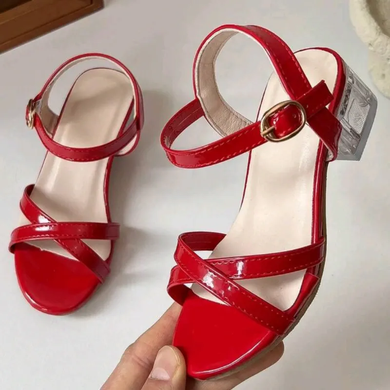 Sandalias altas
