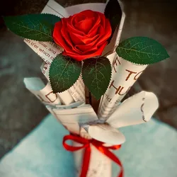 Ramo clásico de una rosa 🌹