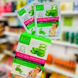 Mascarilla facial de aloe de vera 
