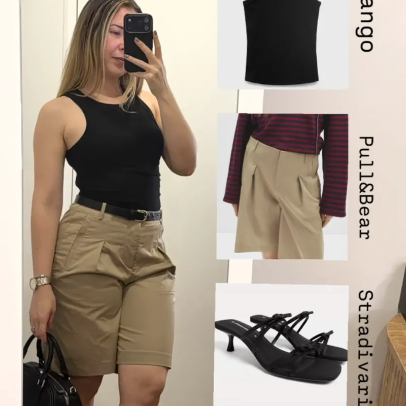 Bermuda beige Pull&Bear