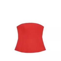 Blusa strapless Zara