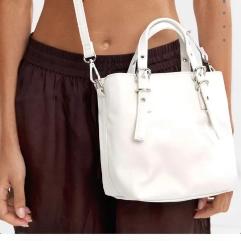 Bolsa blanca doble asa