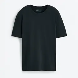 Camiseta negra larga 