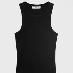 Camiseta negra MANGO