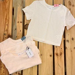 Camiseta rayas naranjas