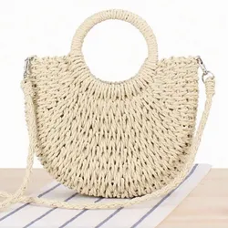 Cartera pequeña rafia