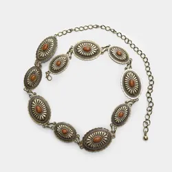 Cinturón metálico Stradivarius