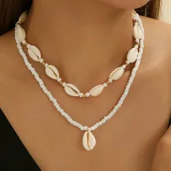 Conjunto de collares caracoles 