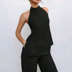Conjunto negro blusa + pantalón