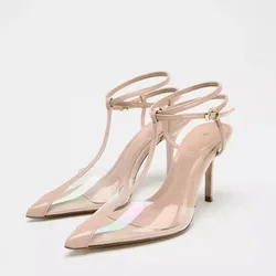 Estiletos transparentes 