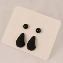 Pack aretes negros 