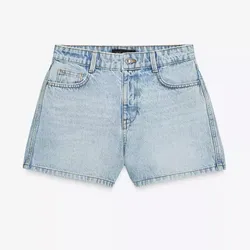 Shorts Mom Fit Zara