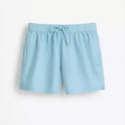 Shorts nylon azul claro 