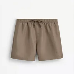 Shorts nylon marrón 