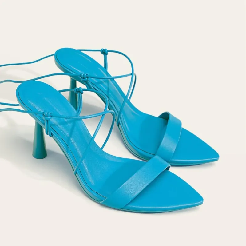 Tacones azules