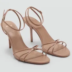 Tacones beige Mango