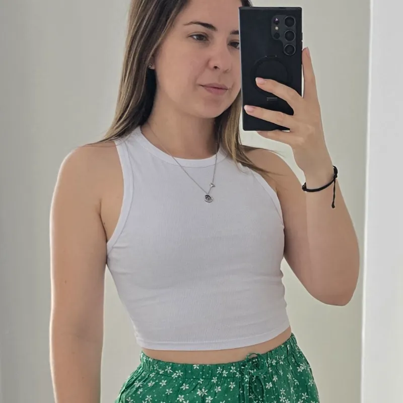 Top blanco 