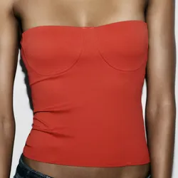 Top rojo Zara