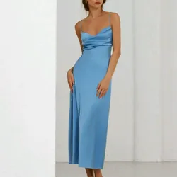 Vestido azul elegante