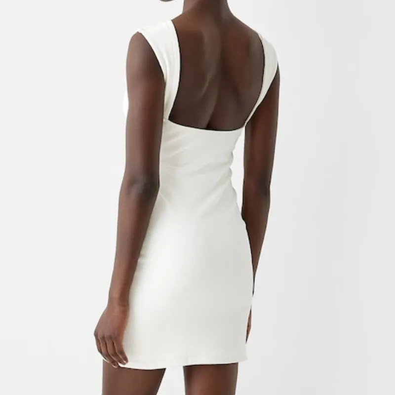 Vestido blanco corto 