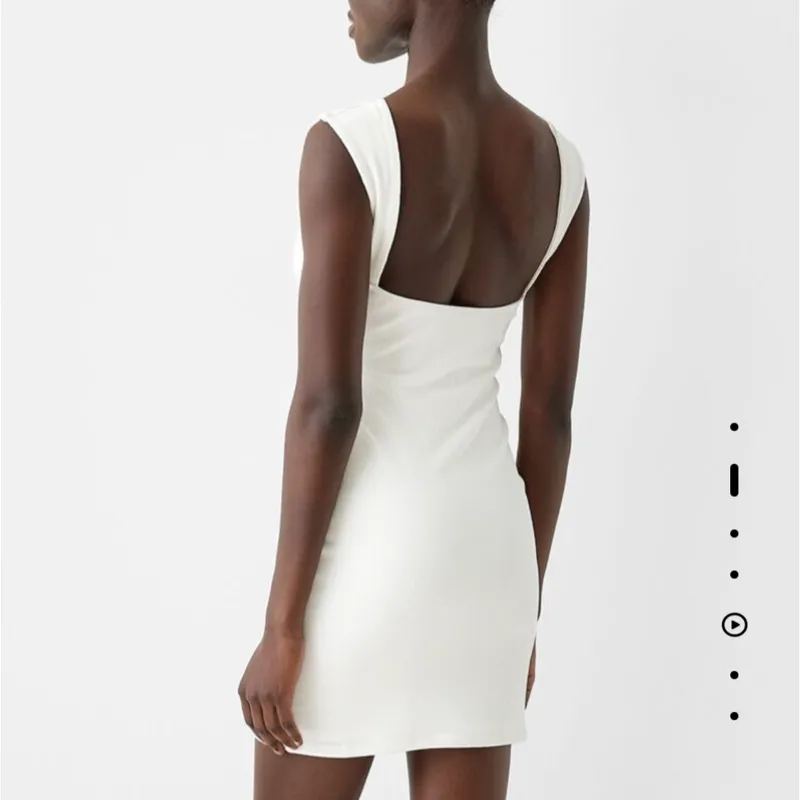 Vestido blanco corto 