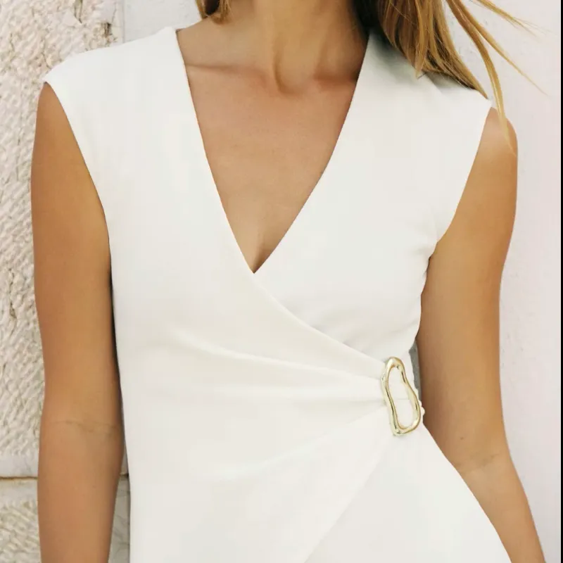 Vestido blanco Zara