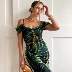 Vestido estampado Zara