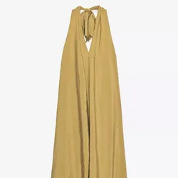 Vestido halter verde Zara