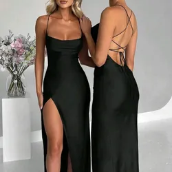 Vestido largo escotado