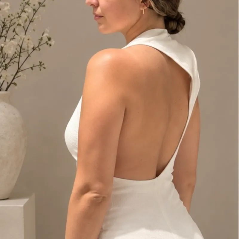 Vestido lino Zara