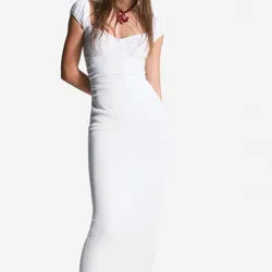 Vestido midi Bershka