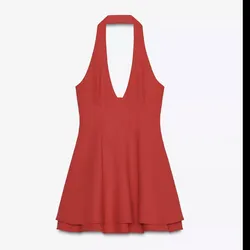 Vestido Mini Halter Zara