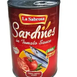 Lata de sardina en salsa de tomate